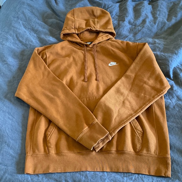 Nike Embroidered Hoodie in Sienna size Men Large - Picture 1 of 5